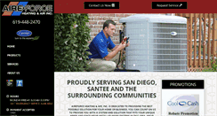 Desktop Screenshot of aireforceac.com